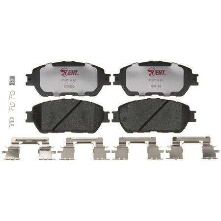 R/M Brakes BRAKE PADS OEM OE Replacement Hybrid Technology Includes Mounting Hardware EHT906H